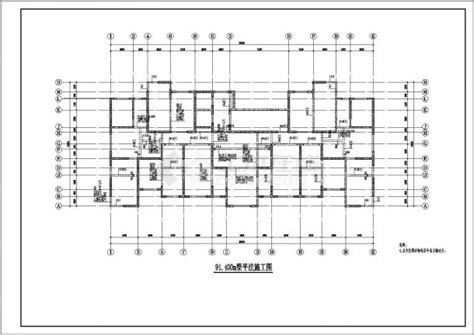 某33层纯剪力墙结构工程施工cad图纸剪力墙结构土木在线