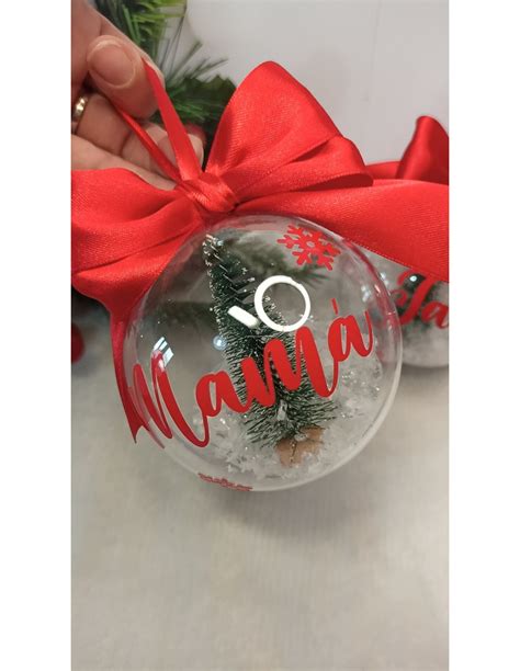 Bola de Navidad personalizada con árbol