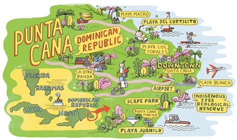 Punta Cana map | James Gulliver Hancock