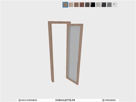 The Sims Resource - A-frame - Single door (open)