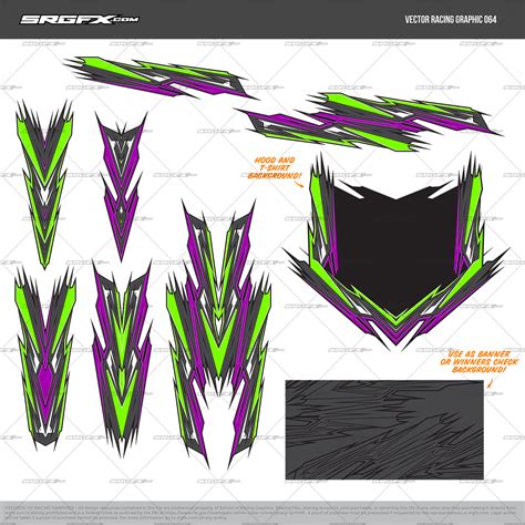 Vector Racing Graphic 064 | School of Racing Graphics