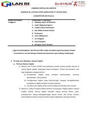 Tugas Kelompok Agenda View Docx Lembar Kerja Kelompok Agenda Iii