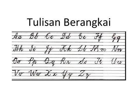 Tulisan Berangkai English Matt Hughes Riset