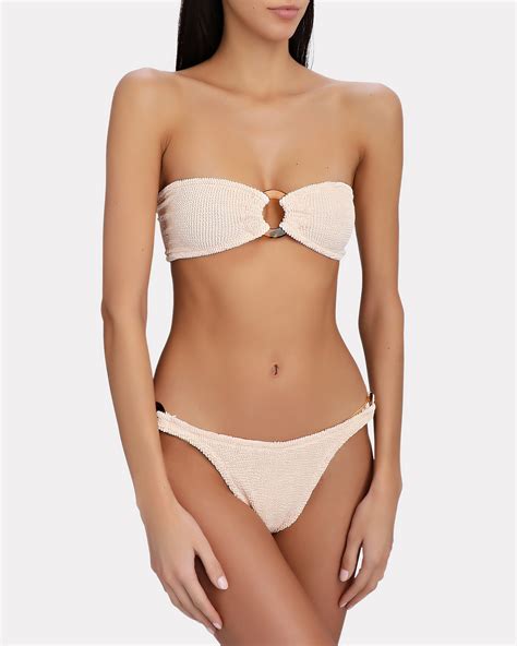 Hunza G Gloria Bandeau Bikini Set INTERMIX