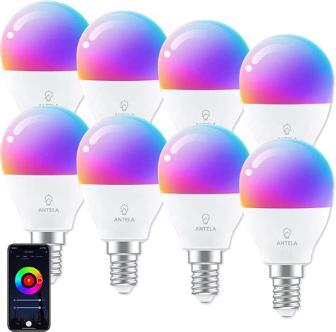 Antela Ampoule Connect E Wifi E Led Multicouleurs Rgb Cct K