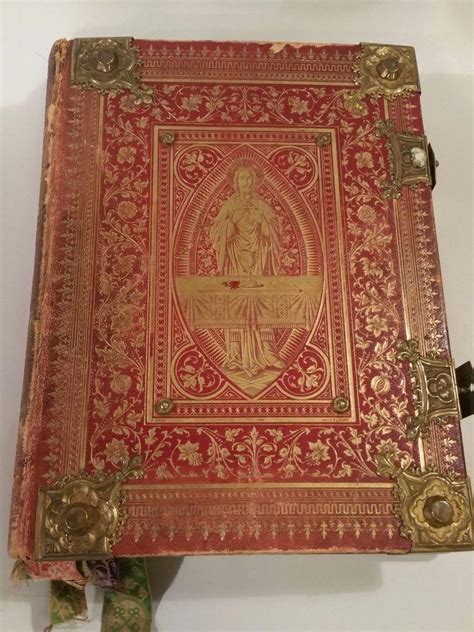 Antique Ornate Altar Missal Missale Romanum Missale Ex Decreto