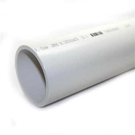 JM eagle 4 in. x 10 ft. PVC D2729 Sewer and Drain Pipe-1610 - The Home ...