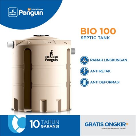 Jual Tangki Septic Penguin Kapasitas Liter Bio Biorotech