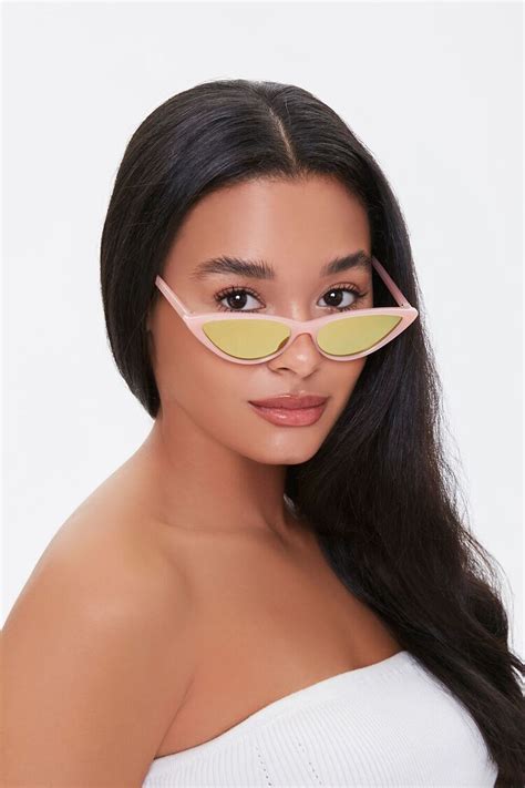 Mirrored Cat Eye Sunglasses