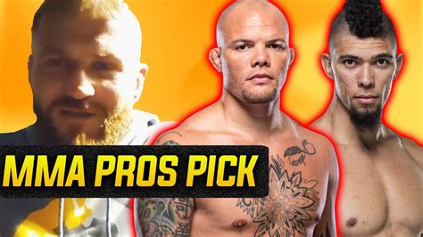 Mma Pros Pick Anthony Smith Vs Johnny Walker Ufc On Abc Youtube