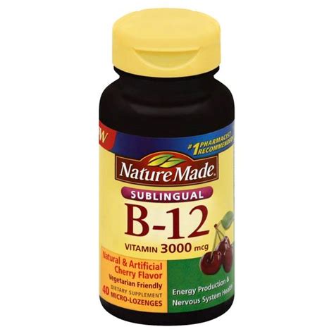 Nature Made Vitamin B Sublingual Lozenges