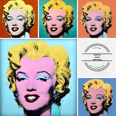 Shot Marilyns Di Andy Warhol Gallery Wall Art Set Marilyn Monroe Poster