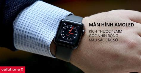 Apple Watch 3 42 mm chính hãng, bảo hành 1 đổi 1 12 tháng