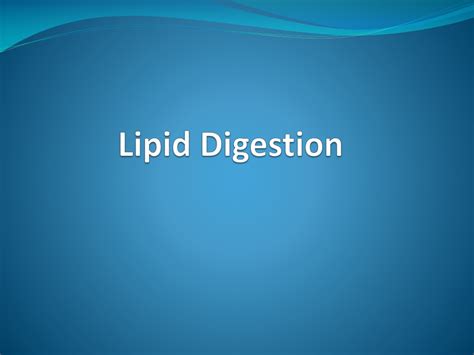 Ppt Lipid Metabolism Powerpoint Presentation Free Download Id9528136