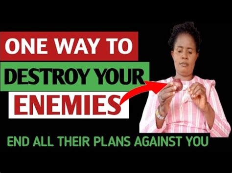 How To Destroy Your Enemies Without Fighting Yet They Will Cry Like A