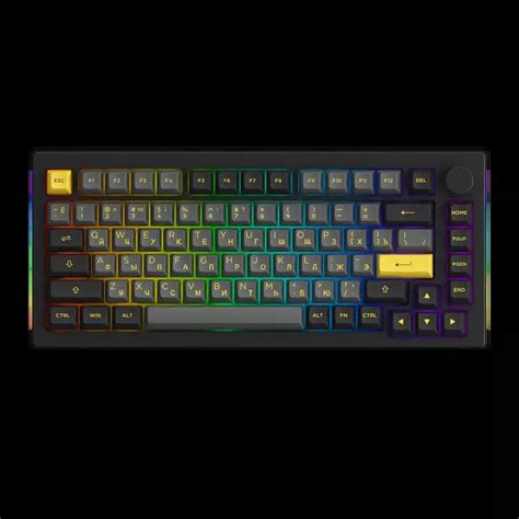 AKKO B Plus Black Gold Modes RGB Hot Swap V Cream Yellow Switch купить по выгодной цене
