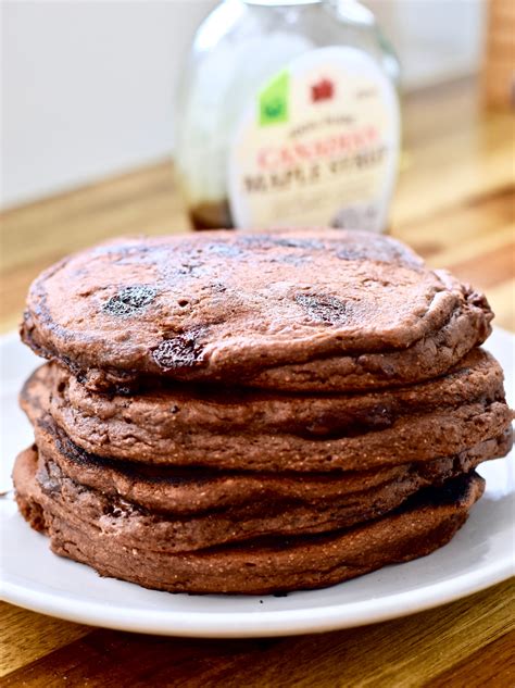 Double Chocolate Chip Pancakes Gluten Free Lactose Free Bonitappétit