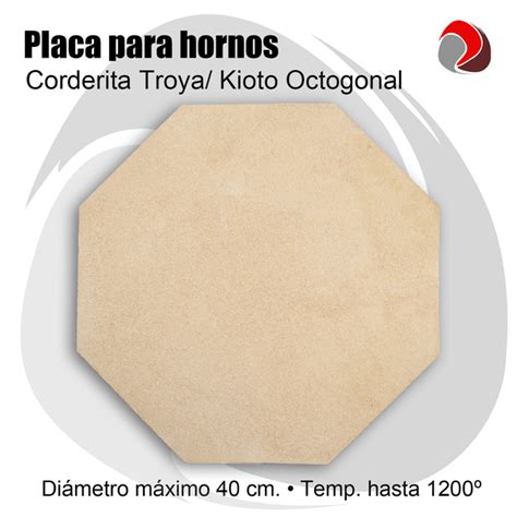 Placa para horno Corderita Octogonal 1200º