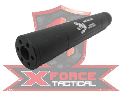 Toy Suppressor 14mm Reverse Thread Various Logos X Force Tactical