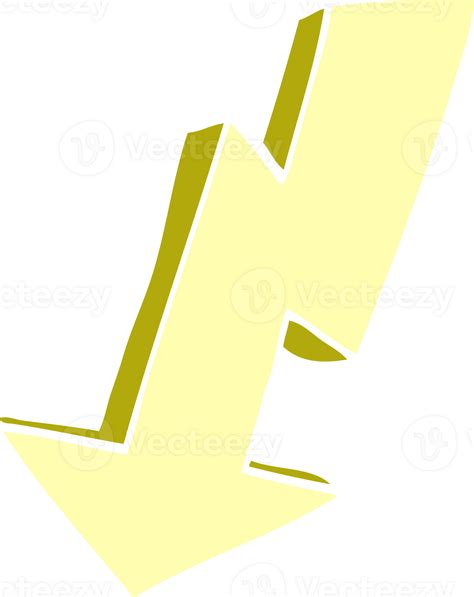 Cartoon Doodle Lightning Bolt 39923249 Png