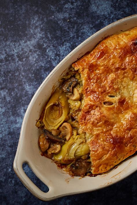 Leek And Mushroom Vegan Pie Recipe Great British Chefs