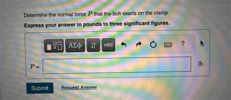 Solved Force F=5.5lb is applied to the handle of the toggle | Chegg.com 