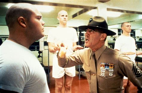 Full Metal Jacket 1987 In The Movie Actor R Lee Ermey Who Played