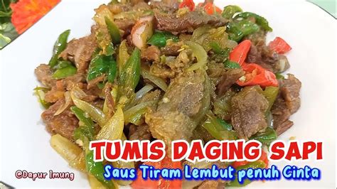 Resep Tumis Daging Sapi Saus Tiram Enak Praktis Cara Menumis Daging