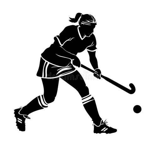 Field Hockey Silhouette Stock Illustrations 2930 Field Hockey