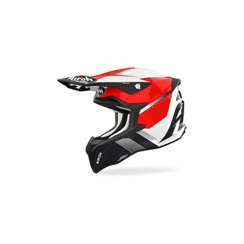 Casco Airoh Strycker Blazer Negro Rojo