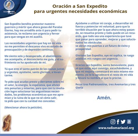 Oración A San Expedito Para Todos Los Días Carlos Y Dámaris