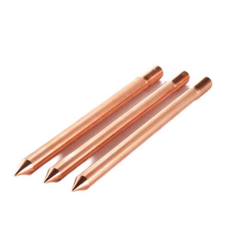 Copper Bonded Earth Rod Externally Threaded China Rod And Earth