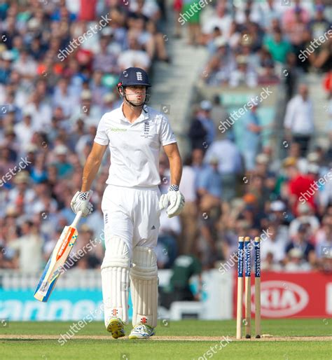 Englands Alastair Cook Captain Turns Walks Editorial Stock Photo