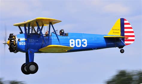 Stearman Kaydet Model Trainer Pt N S History Design