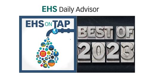 EHS On Tap: Best of 2023 - EHS Daily Advisor