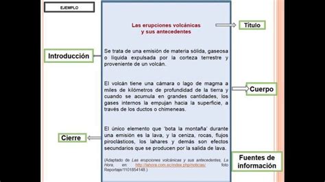 Ejemplos De Partes De Un Artículo De Divulgación Científica