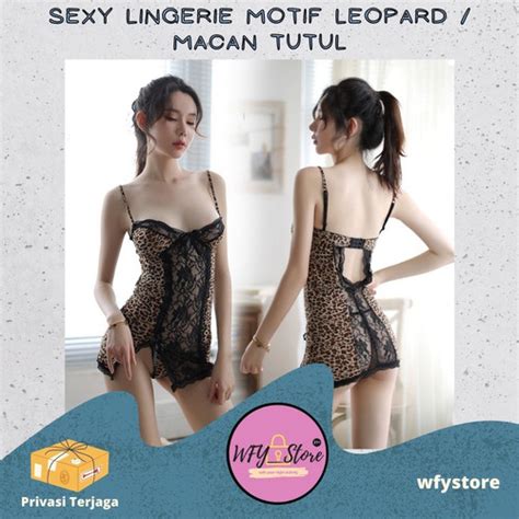 Jual Sexy Lingerie Motif Leopard Macan Tutul Baju Tidur Wanita Kab Bekasi WFY Store