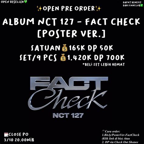 Jual WAJIB MEMBACA DESKRIPSI SLIDE FOTO 5TH ALBUM NCT 127 FACT