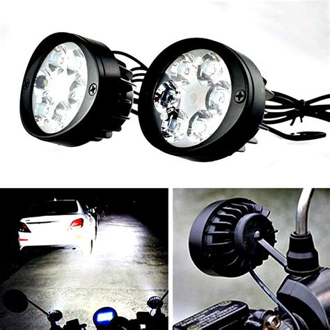 Huiermeimi Foco LED Para Motocicleta Faro LED De 12V Luces LED Para