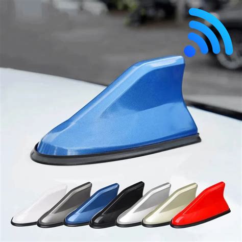 Car Sharks Fin Antenna Universal Radio FM Signal Design Antenna Toppers