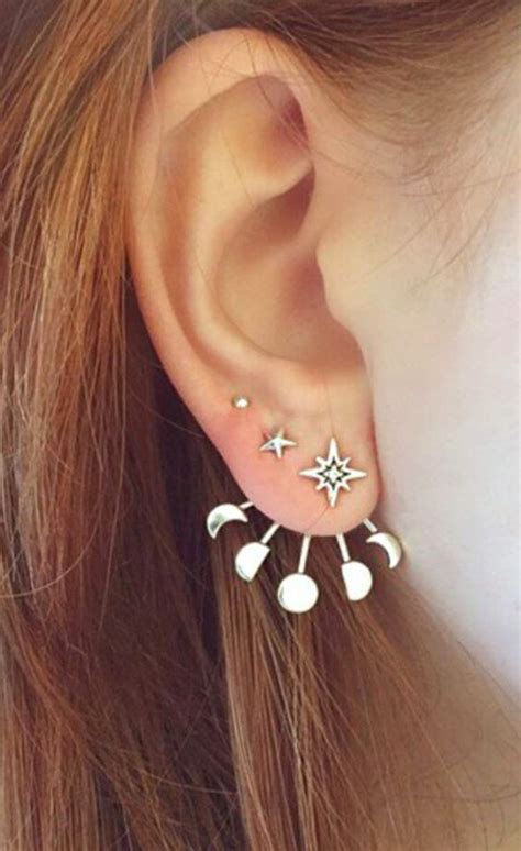 Trend Alert Ear Jacket Earrings 50 Ear Piercing Ideas Mybodiart