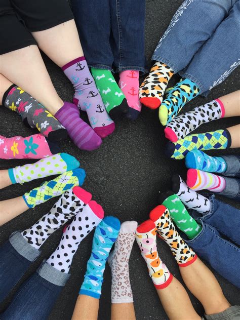 Mix And Match Socks Are A Fun And Colorful Option To Brighten Up Your