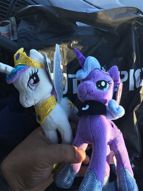 Small Princess Celestia And Luna Aurora Plush Found At Hot Topic MLP Merch