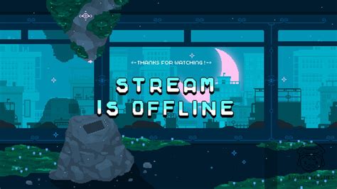 Cute 4x Pixel Art Twitch Animated Offline Banners 8bit Pixel Etsy