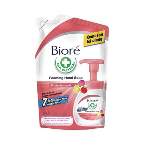 Biore Hand Soap Fruity Anti Bacterial Pouch Ml Psc Indonesia