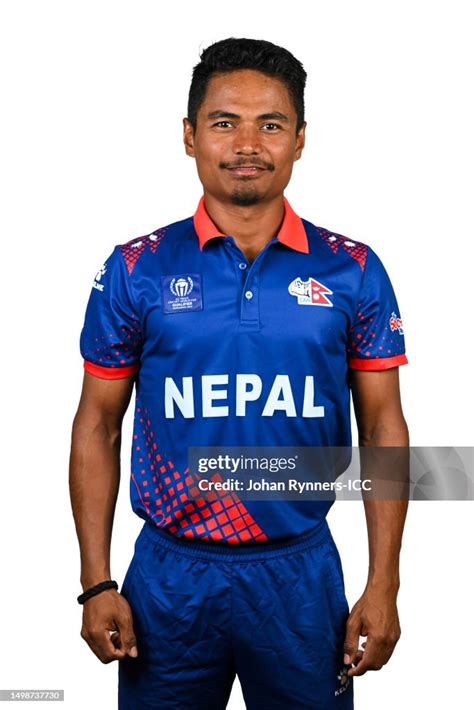 rohit paudel  nepal poses   photograph prior   icc mens