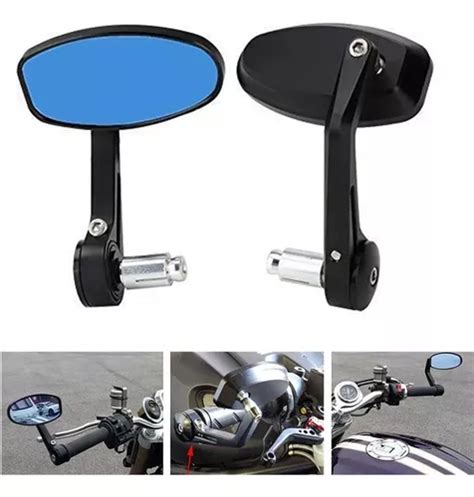 Espejos Pu O Bar End Antireflejo Para Motos Cuotas Sin Inter S