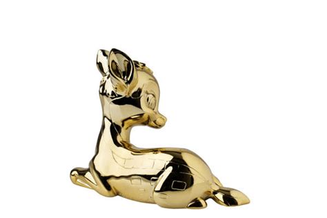 Figurine Bambi Chromed Gold Magical Gifts