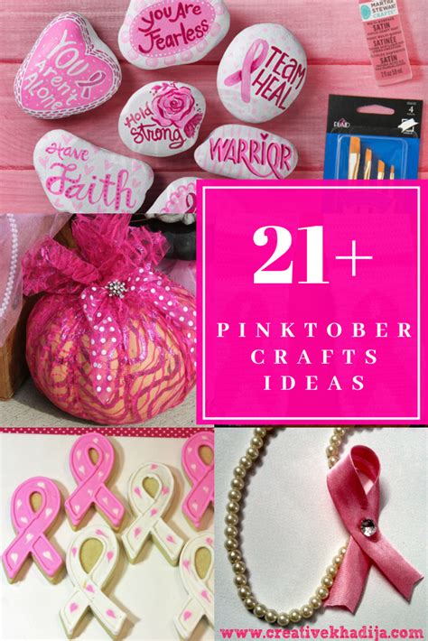 21 Easy Crafts For Pink Ribbon Breast Cancer Awareness Month