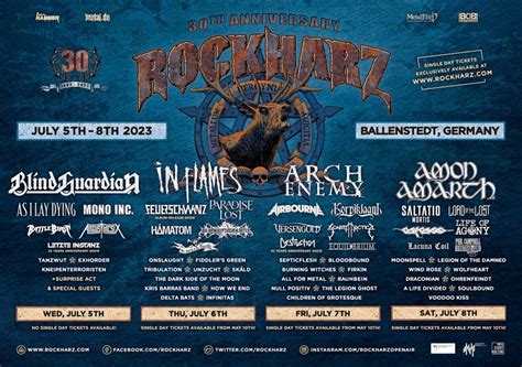 Rockharz Open Air 2023 05 07 2023 4 Days Ballenstedt Germany